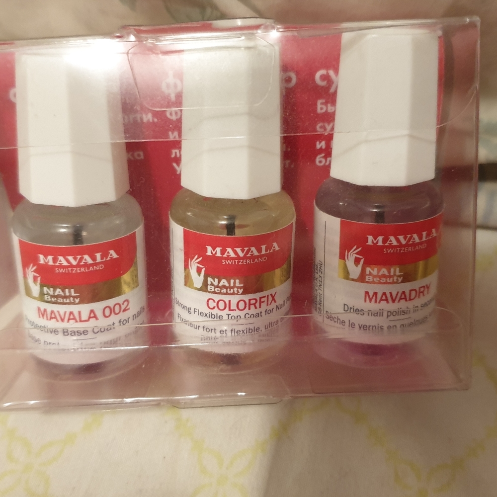 Mavala Switzerland 1-2-3 system: base-top-dryer, mini Size .17 fl.oz.